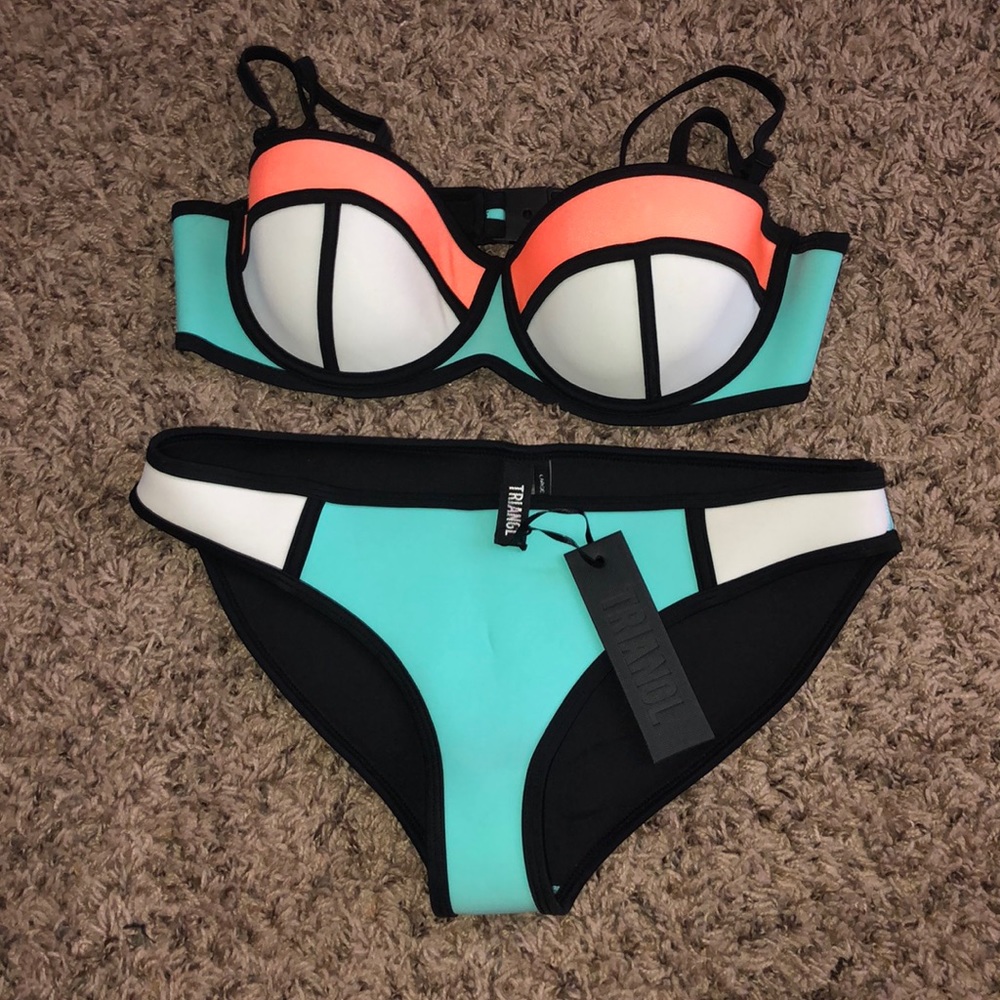 Triangl Colorblock Swimsuit